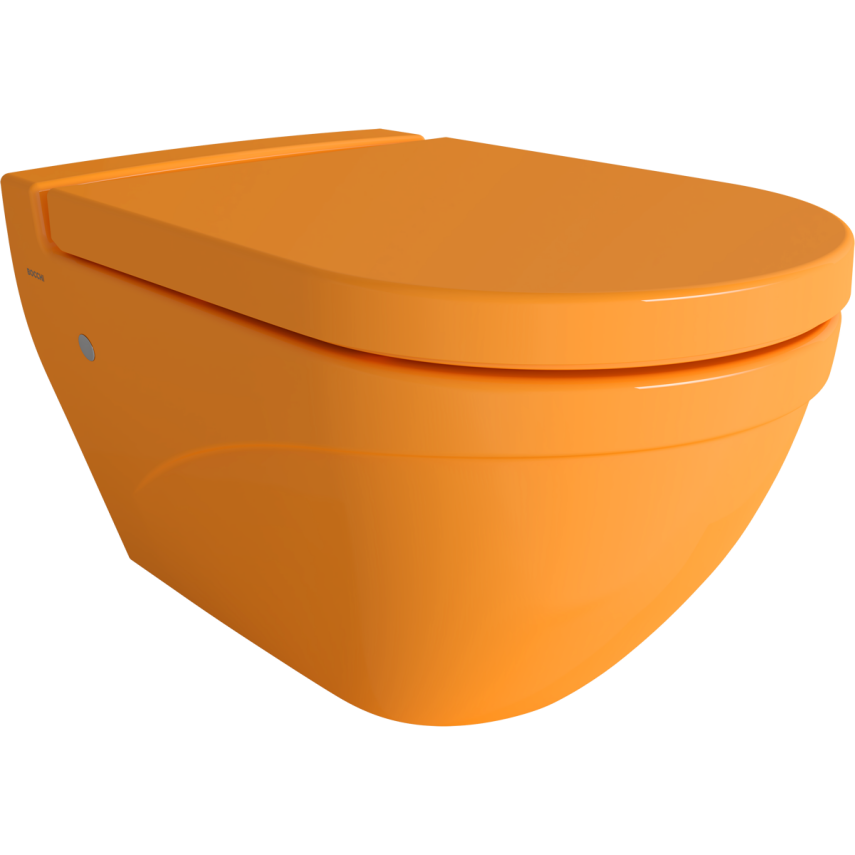 Bocchi Taormina Arch Asma Klozet Parlak Mandalina Sarısı (Klozet Kapağı Hariçtir) - Bocchi