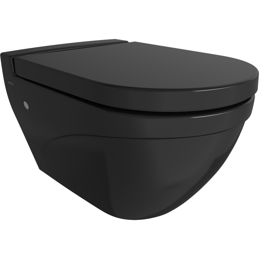 Bocchi Taormina Arch Asma Klozet Parlak Siyah (Klozet Kapağı Hariçtir) - Bocchi