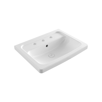Bocchi Taormina Pro Etajerli Lavabo 66 cm Üç Armatür Delikli - 3