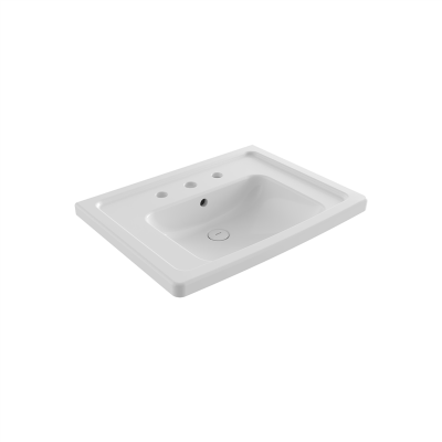 Bocchi Taormina Pro Etajerli Lavabo 66 cm Üç Armatür Delikli - 2