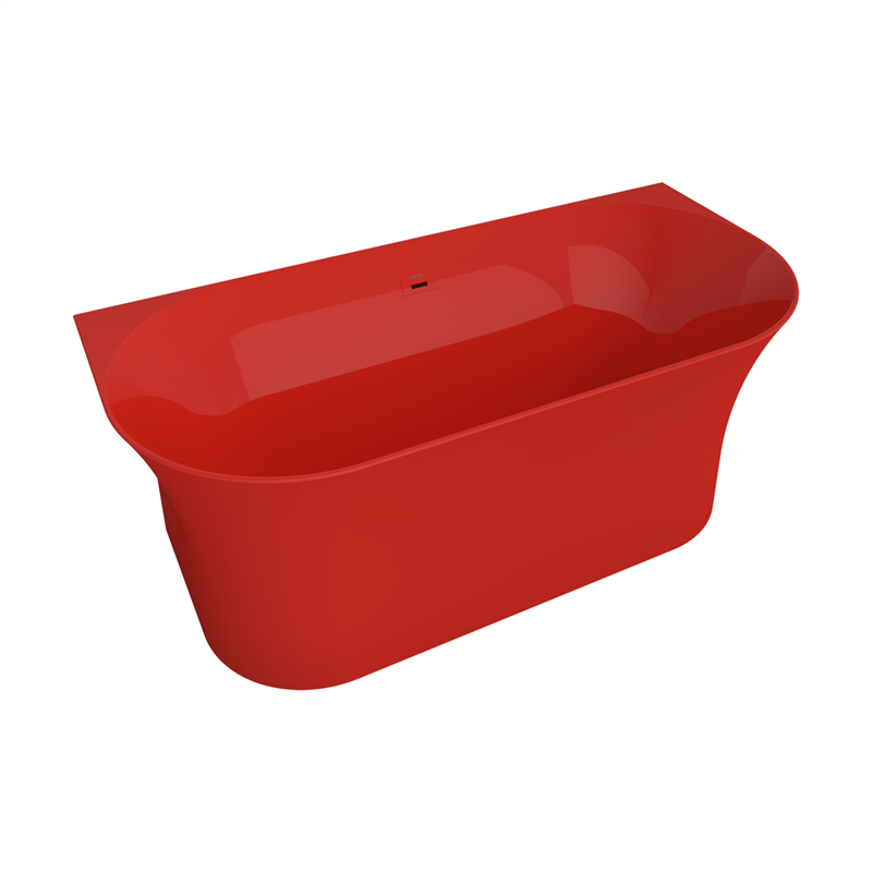 Bocchi Taranto Parlak Kırmızı Küvet 184x87 cm - Bocchi (1)