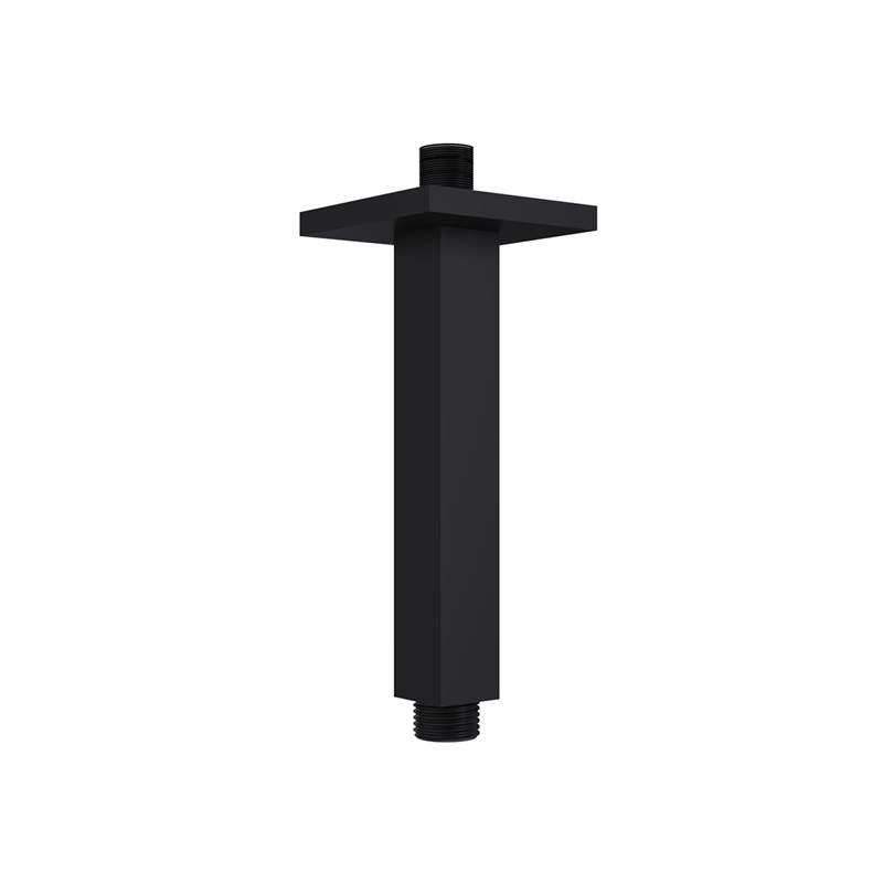 Bocchi Tavandan Tepe Duşu Kolu, 150 mm Mat Siyah - Bocchi