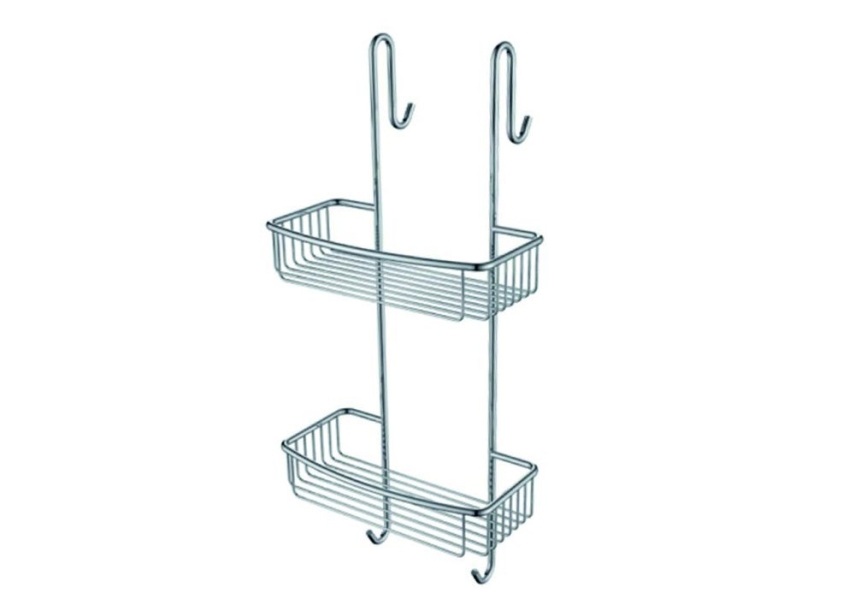 Bocchi Tel Sabunluk Malzemelik İkili Kabine Asma Krom - Bocchi