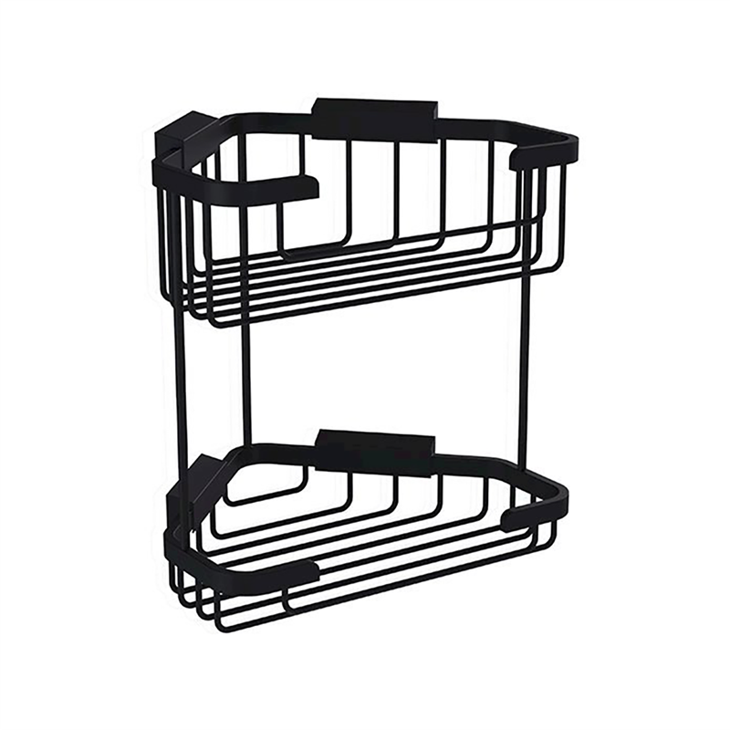 Bocchi Tel Sabunluk Malzemelik Köşe İkili Mat Siyah - Bocchi (1)