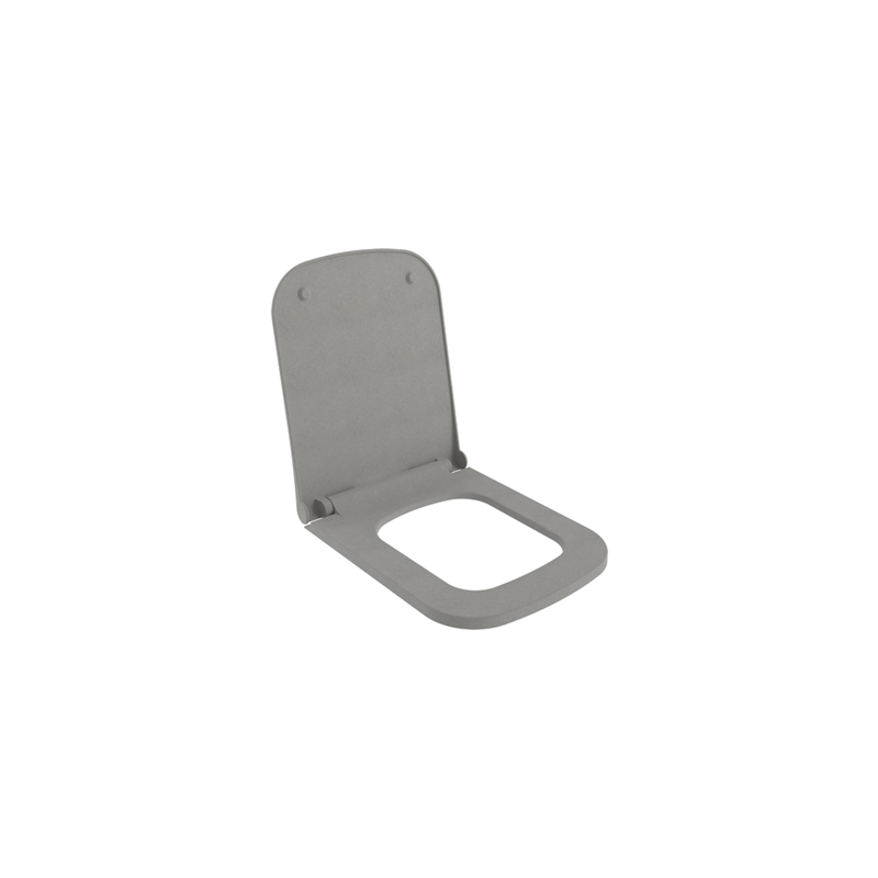 Bocchi Tutti Slim Klozet Kapağı Mat Beton - Bocchi (1)