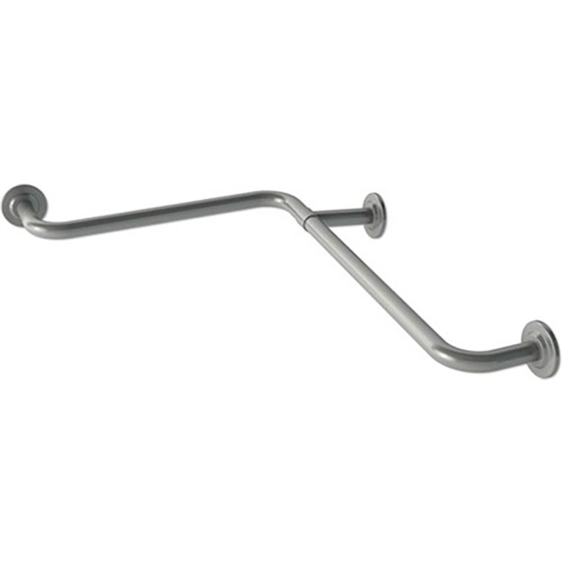 Bocchi Tutunma Barı Köşe 90°Açılı Mat Paslanmaz Çelik - Bocchi