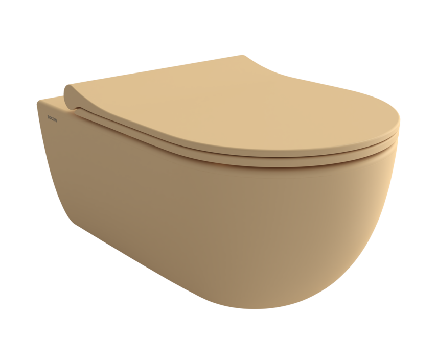 Bocchi V Tondo Rimless Asma Klozet Mat Kaşmir (Klozet Kapağı Hariçtir) - Bocchi