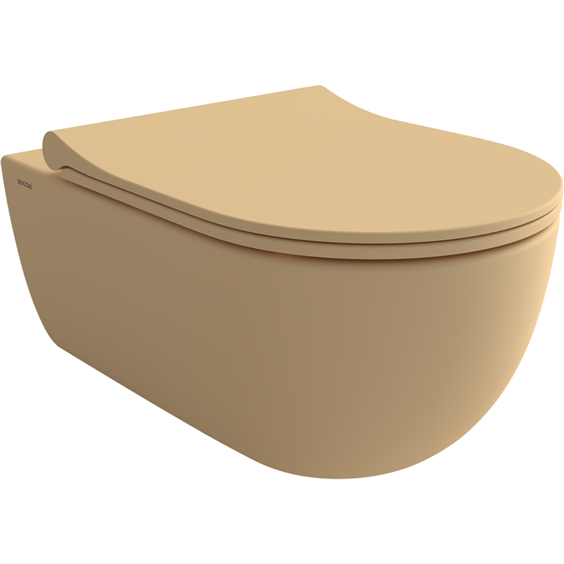 Bocchi V Tondo Rimless Asma Klozet Mat Kaşmir (Klozet Kapağı Hariçtir) - Bocchi (1)