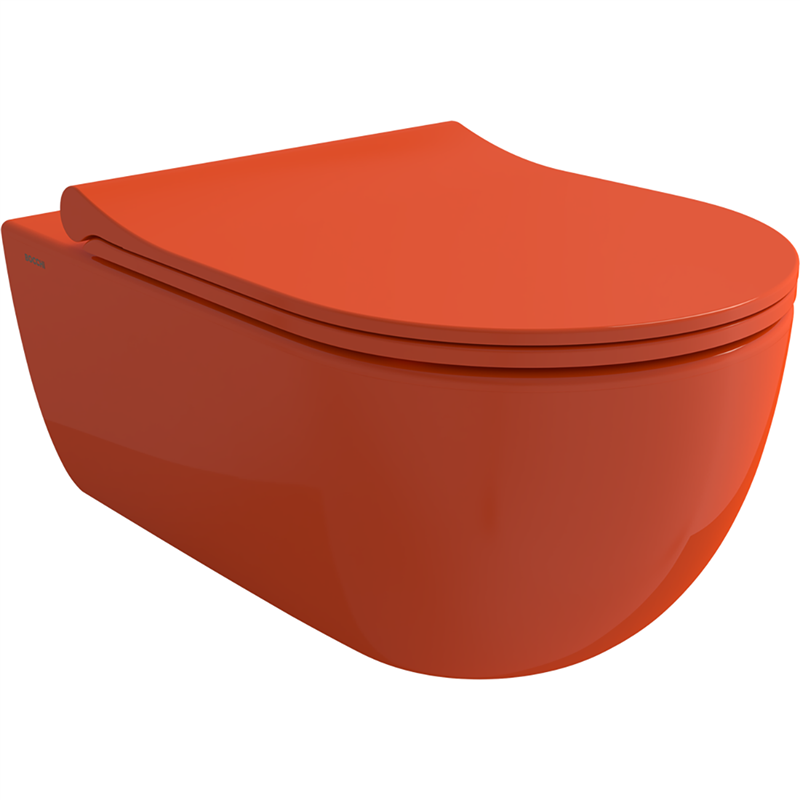Bocchi V Tondo Rimless Asma Klozet Parlak Turuncu (Klozet Kapağı Hariçtir) - Bocchi (1)