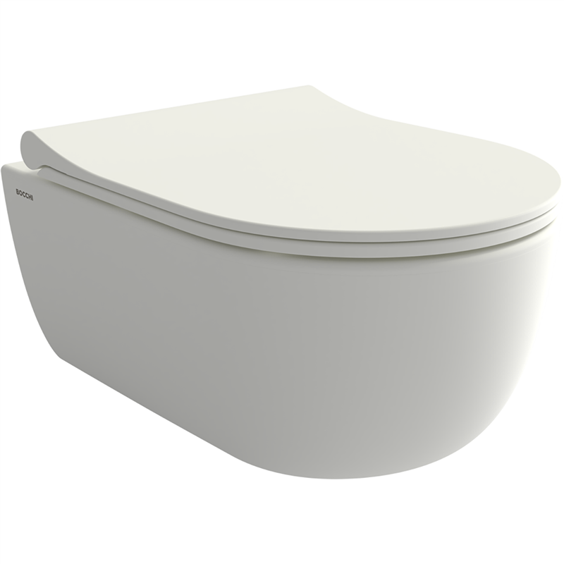 Bocchi V Tondo Rimless Kısa Asma Klozet Mat Beyaz (Klozet Kapağı Hariçtir) - Bocchi (1)