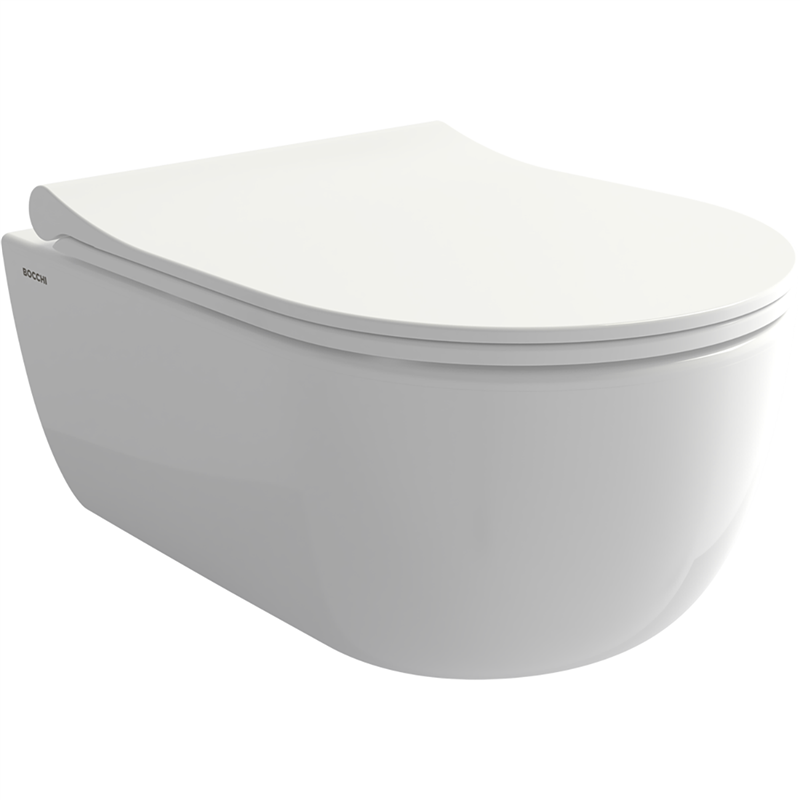 Bocchi V Tondo Rimless Kısa Asma Klozet Parlak Beyaz (Klozet Kapağı Hariçtir) - Bocchi (1)