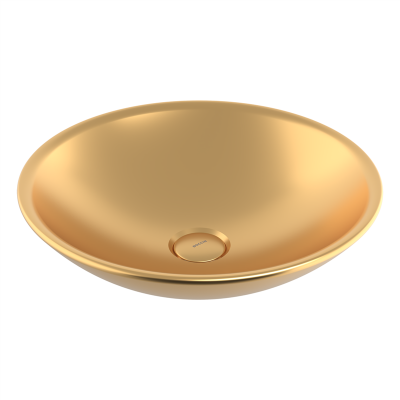 Bocchi Venezia 40 cm Çanak Lavabo Mat Altın - 2