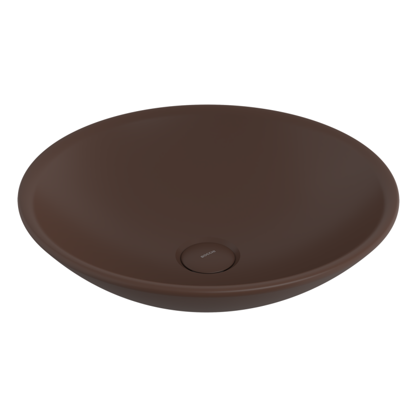 Bocchi Venezia 40 cm Çanak Lavabo Mat Kahve - Bocchi