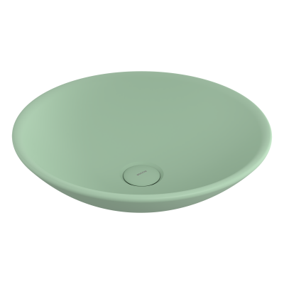 Bocchi Venezia 40 cm Çanak Lavabo Mat Mint Yeşil - 1