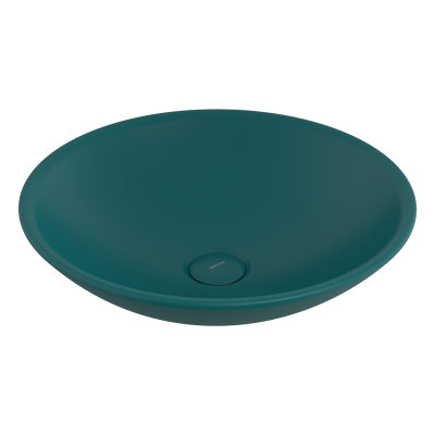 Bocchi Venezia 40 cm Çanak Lavabo Mat Petrol Mavisi - 2