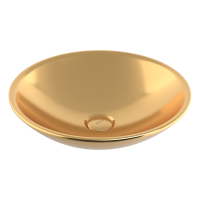 Bocchi Venezia 40 cm Çanak Lavabo Parlak Altın - 2