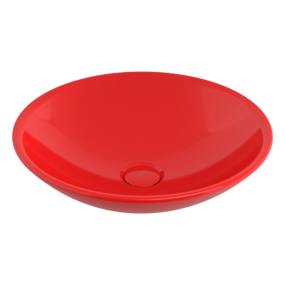 Bocchi Venezia 40 cm Çanak Lavabo Parlak Kırmızı - 2