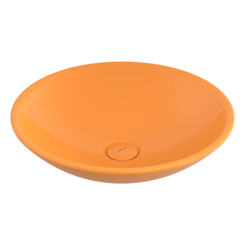 Bocchi Venezia 40 cm Çanak Lavabo Parlak Mandalina Sarısı - Bocchi (1)