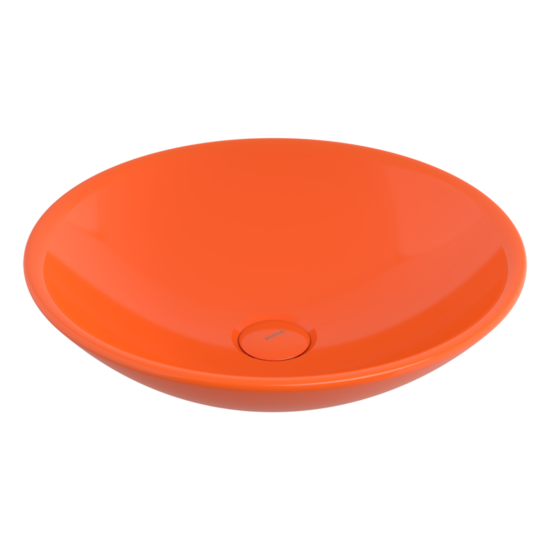 Bocchi Venezia 40 cm Çanak Lavabo Parlak Turuncu - Bocchi (1)