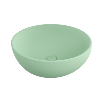 Bocchi Venezia 45 cm Çanak Lavabo Mat Mint Yeşil - 1