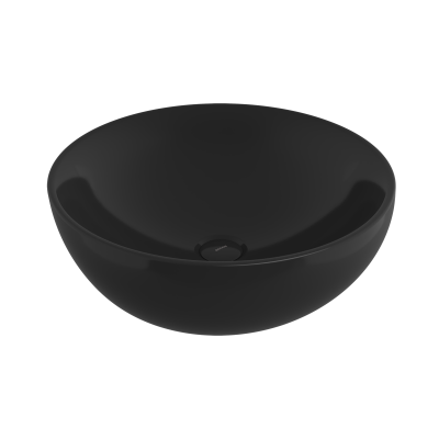 Bocchi Venezia 45 cm Çanak Lavabo Parlak Siyah - 1