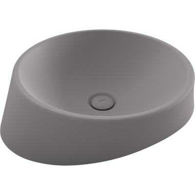 Bocchi Venezia 56 cm Çanak Lavabo Mat Gri - 1