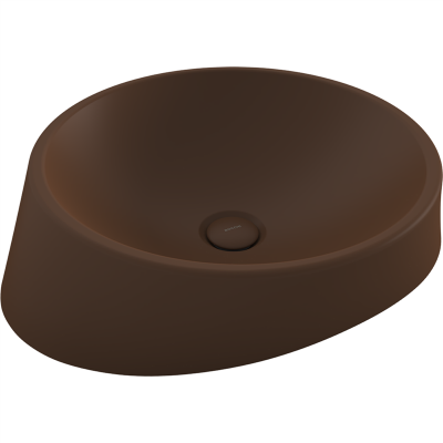 Bocchi Venezia 56 cm Çanak Lavabo Mat Kahve - 3