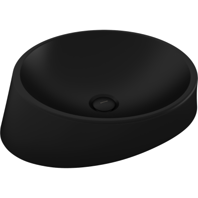 Bocchi Venezia 56 cm Çanak Lavabo Mat Siyah - 1