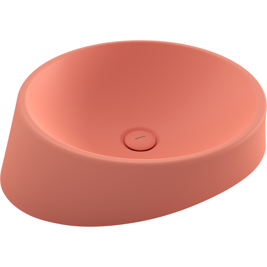 Bocchi Venezia 56 cm Çanak Lavabo Mat Somon - Bocchi