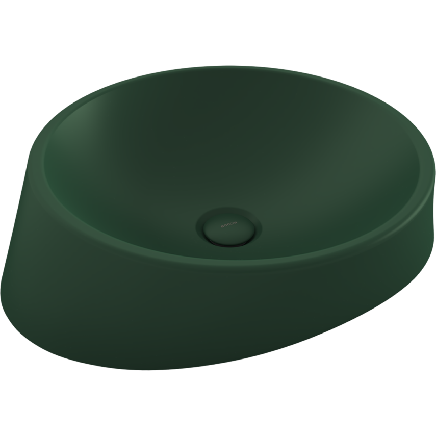 Bocchi Venezia 56 cm Çanak Lavabo Mat Yeşil - Bocchi