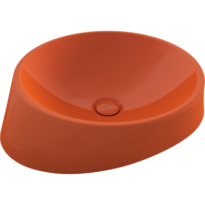 Bocchi Venezia 56 cm Çanak Lavabo Parlak Turuncu - 1