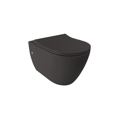 Bocchi Venezia Rimless Asma Klozet Mat Antrasit (Klozet Kapağı Hariçtir) - 3