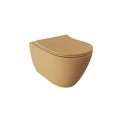 Bocchi Venezia Rimless Asma Klozet Mat Kaşmir (Klozet Kapağı Hariçtir) - 2