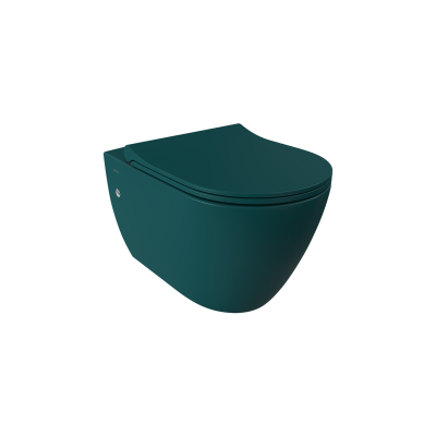 Bocchi Venezia Rimless Asma Klozet Mat Petrol Mavisi (Klozet Kapağı Hariçtir) - 1