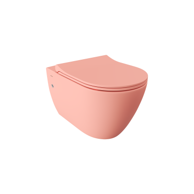 Bocchi Venezia Rimless Asma Klozet Mat Somon (Klozet Kapağı Hariçtir) - 1