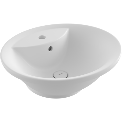 Bocchi Verona 50 cm Mat Beyaz Tezgah Üstü Lavabo - 2