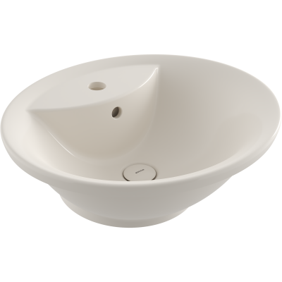 Bocchi Verona 50 cm Parlak Bisküvi Tezgah Üstü Lavabo - 1