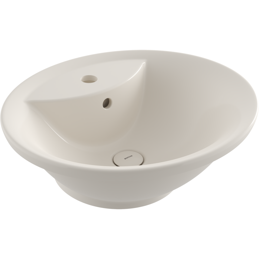 Bocchi Verona 50 cm Parlak Bisküvi Tezgah Üstü Lavabo - Bocchi