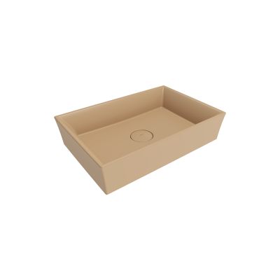 Bocchi Vessel 56 cm Dikdörtgen Mat Kaşmir Lavabo - 2