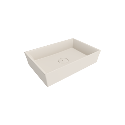 Bocchi Vessel 56 cm Dikdörtgen Mat Yasemin Lavabo - 2