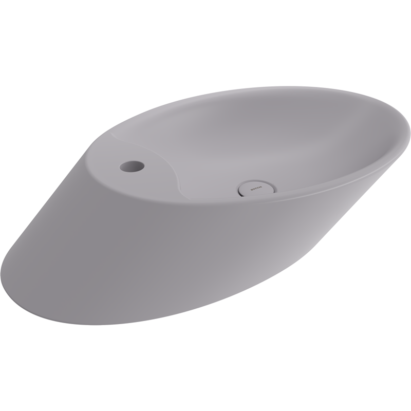 Bocchi Vessel Yatay Çanak Lavabo 72 cm Mat Gri - Bocchi (1)