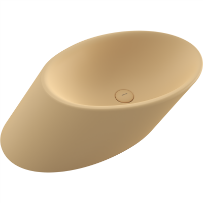 Bocchi Vessel Yatay Çanak Lavabo 72 cm Mat Kaşmir - 2