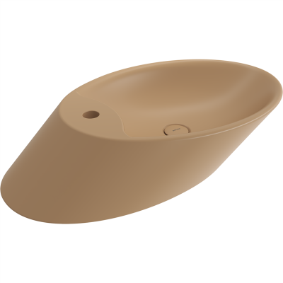 Bocchi Vessel Yatay Çanak Lavabo 72 cm Mat Kaşmir - 2