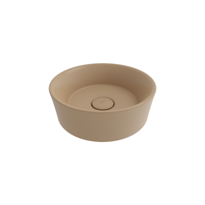 Bocchi Vessel Yuvarlak Çanak Lavabo 38 cm Mat Kaşmir - 1