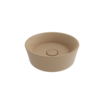 Bocchi Vessel Yuvarlak Çanak Lavabo 38 cm Mat Kaşmir - 3