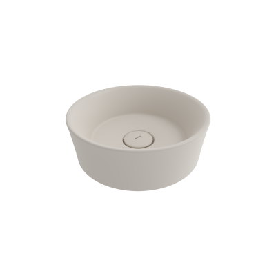Bocchi Vessel Yuvarlak Çanak Lavabo 38 cm Mat Yasemin - 1