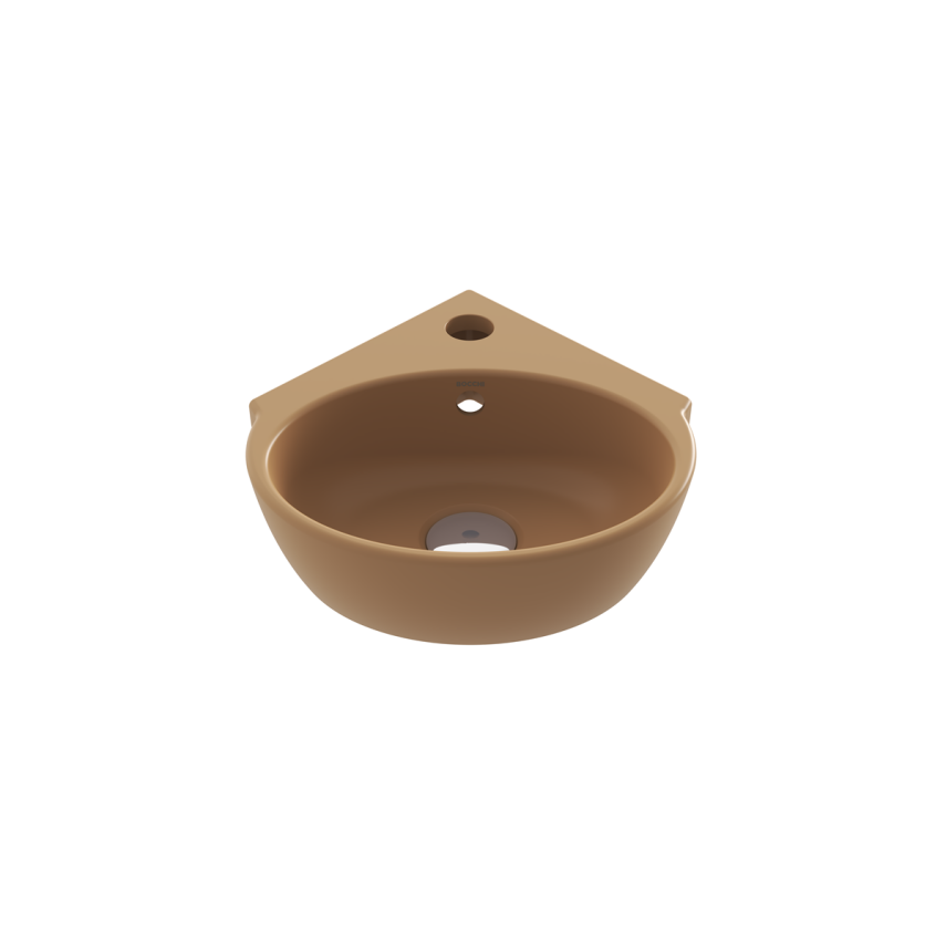 Bocci Taormina Arch Köşe Lavabo 30 cm Mat Kaşmir - Bocchi