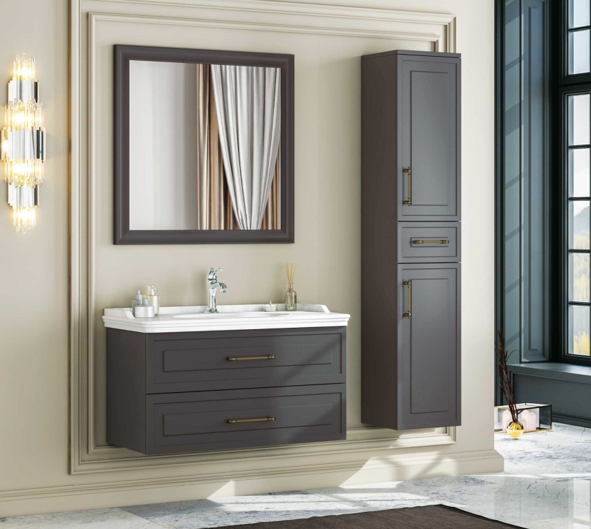 Fym Enzo 100 cm Banyo Dolabı - Fym