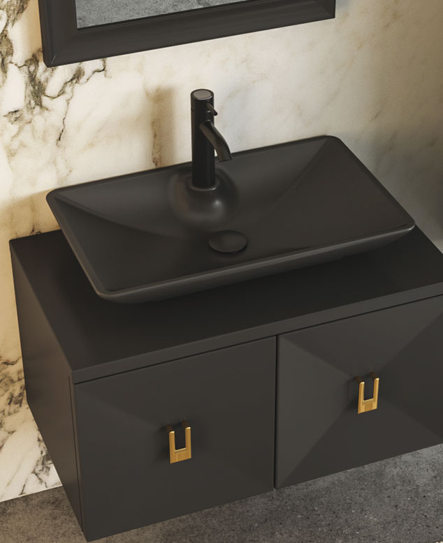 Fym Force 80 cm Banyo Dolabı - Fym (1)