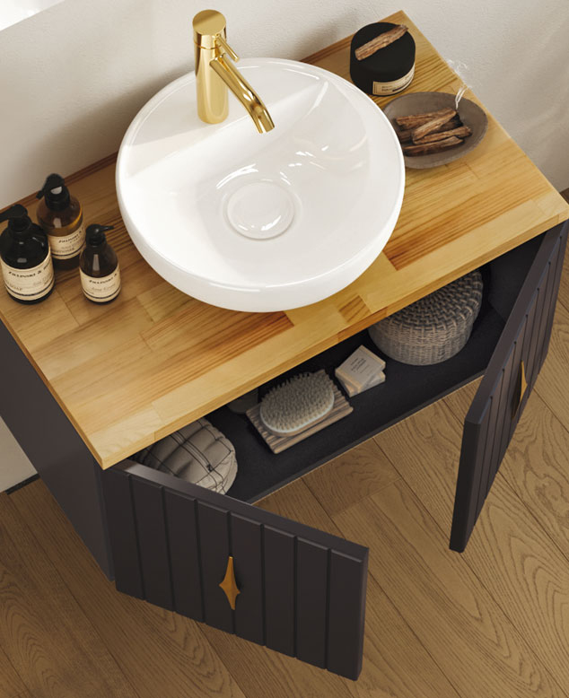 Fym Infinity 80 cm Banyo Dolabı - Fym (1)